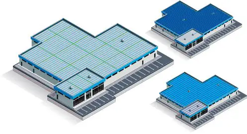Flat Low Slope Illustration